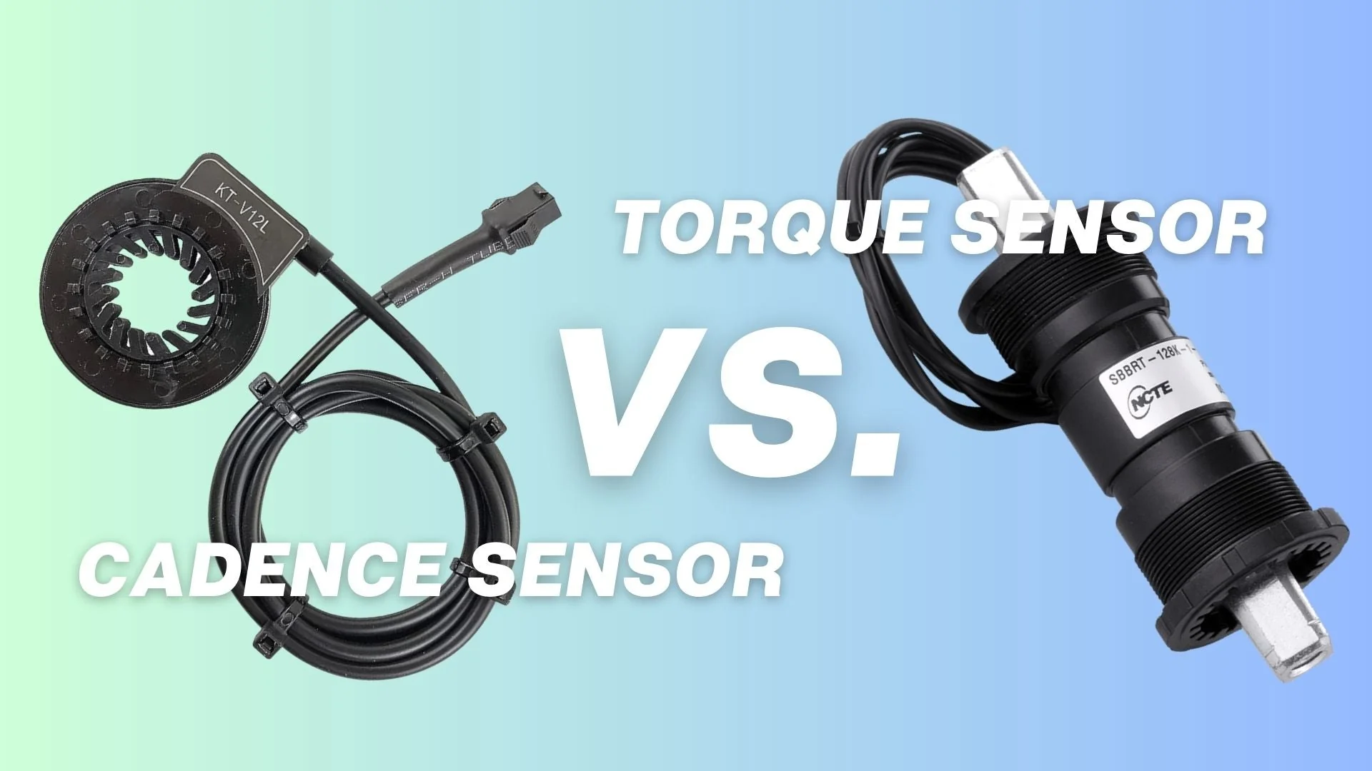 Cadence sensor v Torque sensor image